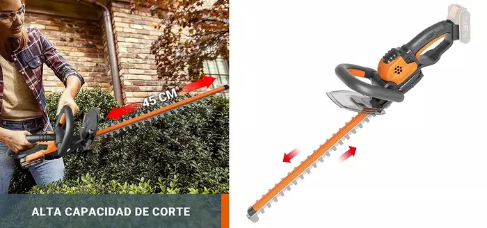 Cortasetos a batería WORX WG261E.9